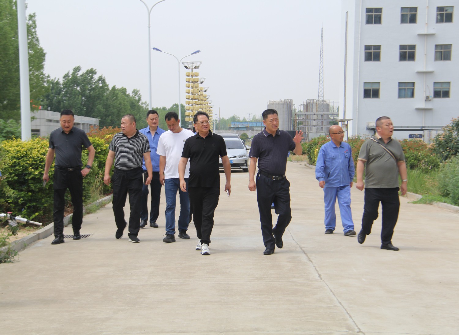 中商國(guó)聯(lián)、上海電力來化工基地合作洽談