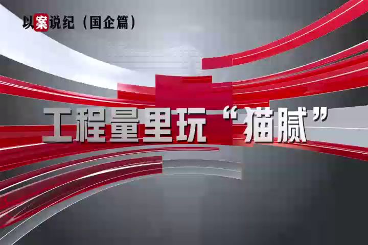 以案說紀（國企篇）：工程量里玩“貓膩”
